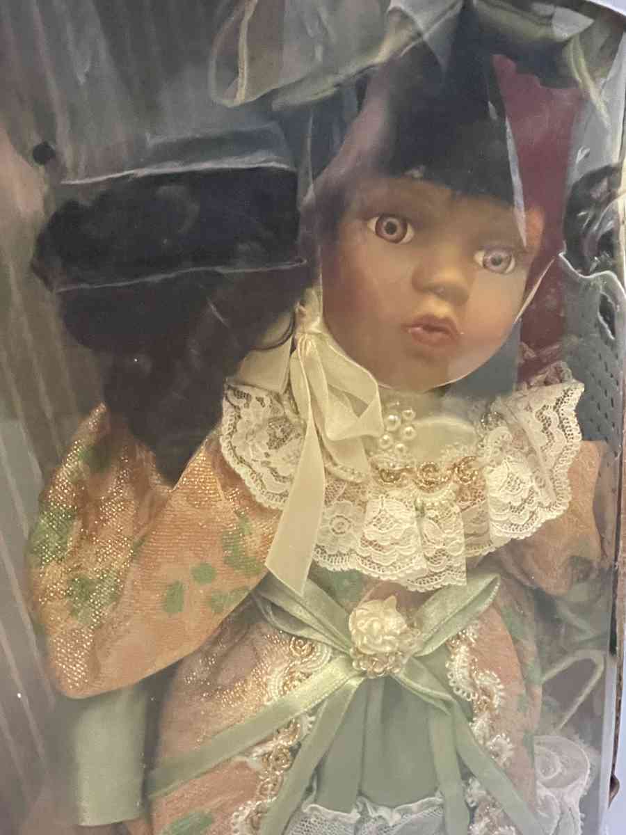 African American porcelain doll - Lawrenceville, Georgia - FleaMarketBay