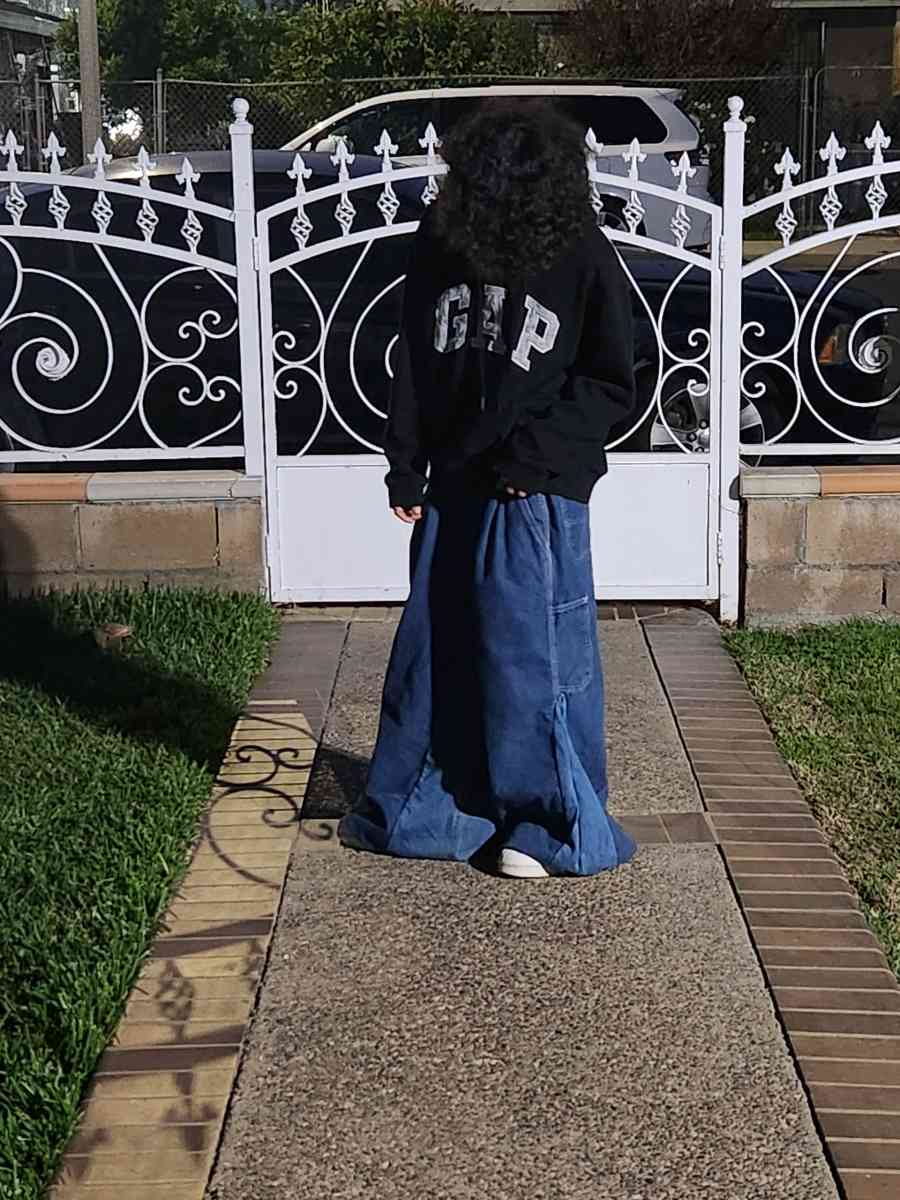 Hand Stitch blue Baggy jeans - Pomona, California - FleaMarketBay