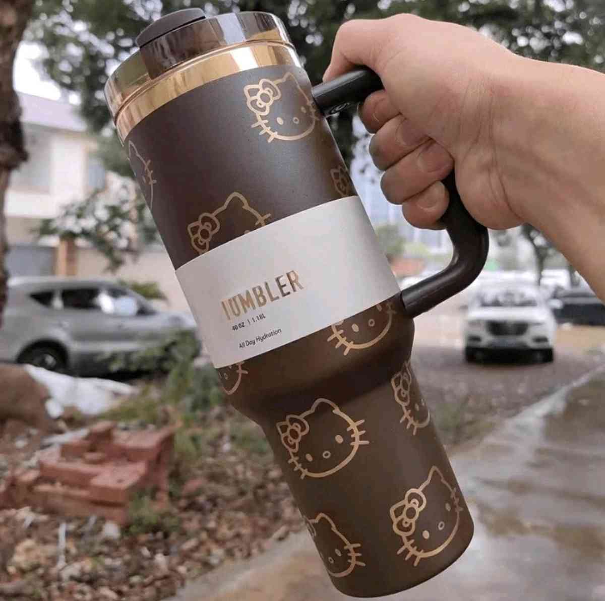 40 ounce Stanley stainless steel hello kitty travel mug - Strongsville, Ohio