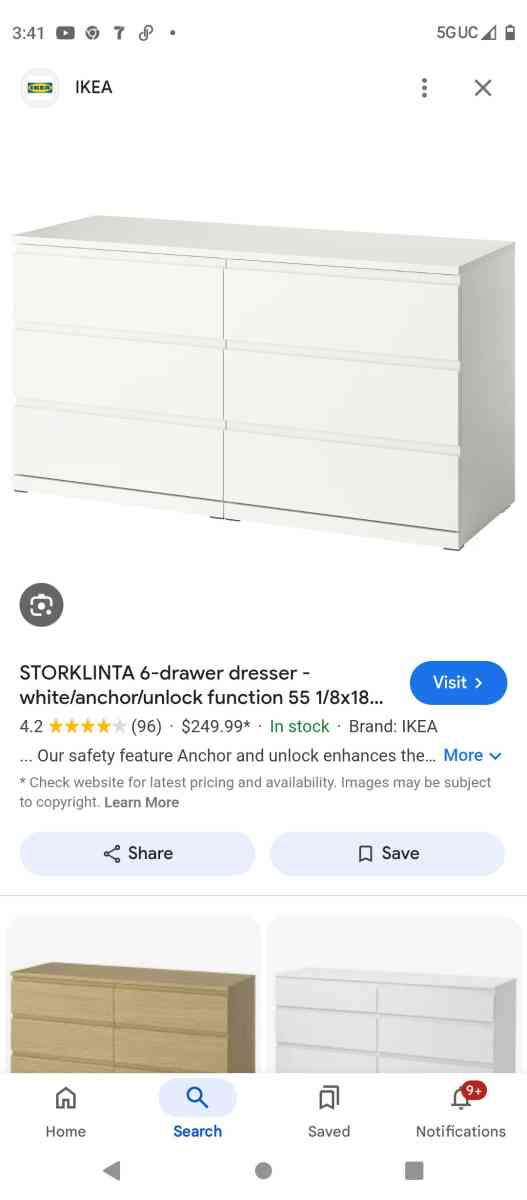 IKEA six drawer dresser - Tampa, Florida - FleaMarketBay