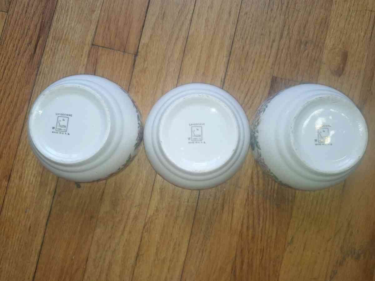 VINTAGE LANSDOWNE MINIATURE BOWLS - Schenectady, New York - FleaMarketBay