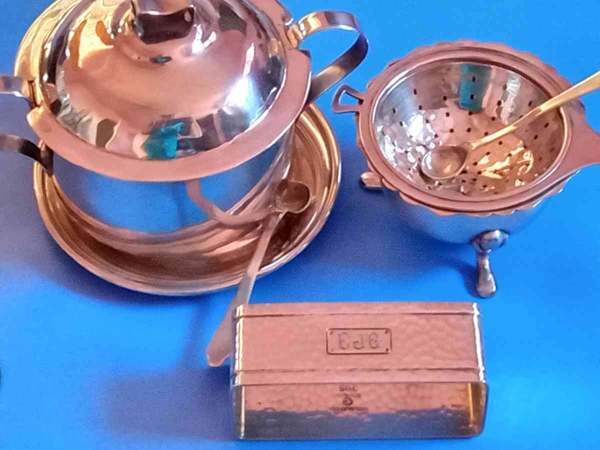 ESTATE SALE 8 PIECE STERLING SILVER TEA SET - North Hollywood, California