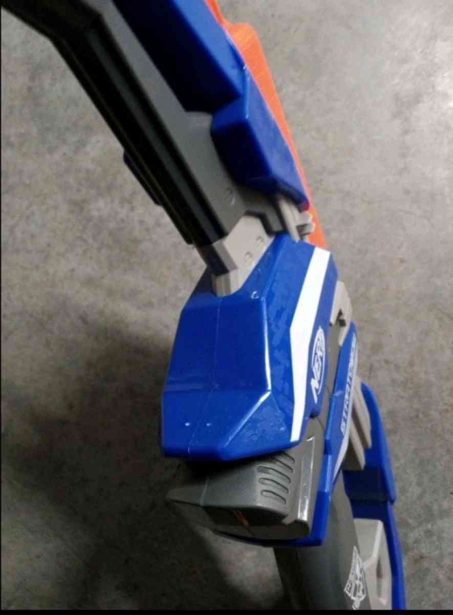 Nerf B5574 NStrike Elite StratoBow Toy 35 darts BLUE SILVER - Massapequa, New York - FleaMarketBay