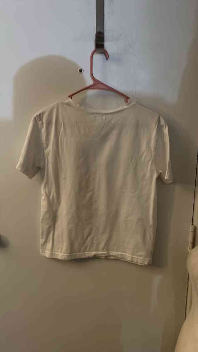 Zara Trafaluc Earth Invasion Short Sleeve Tee Size S New Wit - Atlanta, Georgia - FleaMarketBay