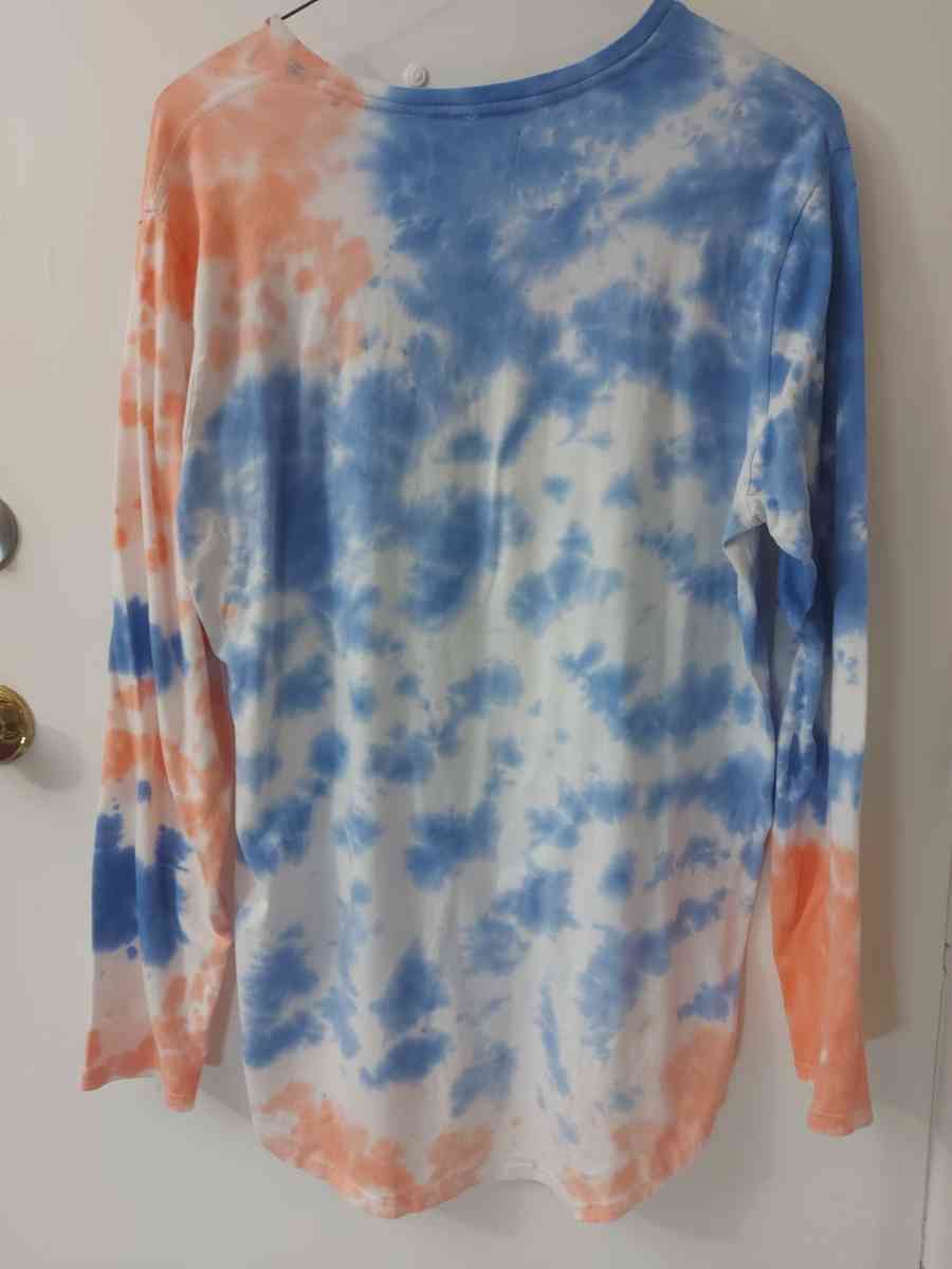 PacSun Scallop Fit Tie Dye Hoodie Size L Beach Casual Surfin - Atlanta, Georgia - FleaMarketBay