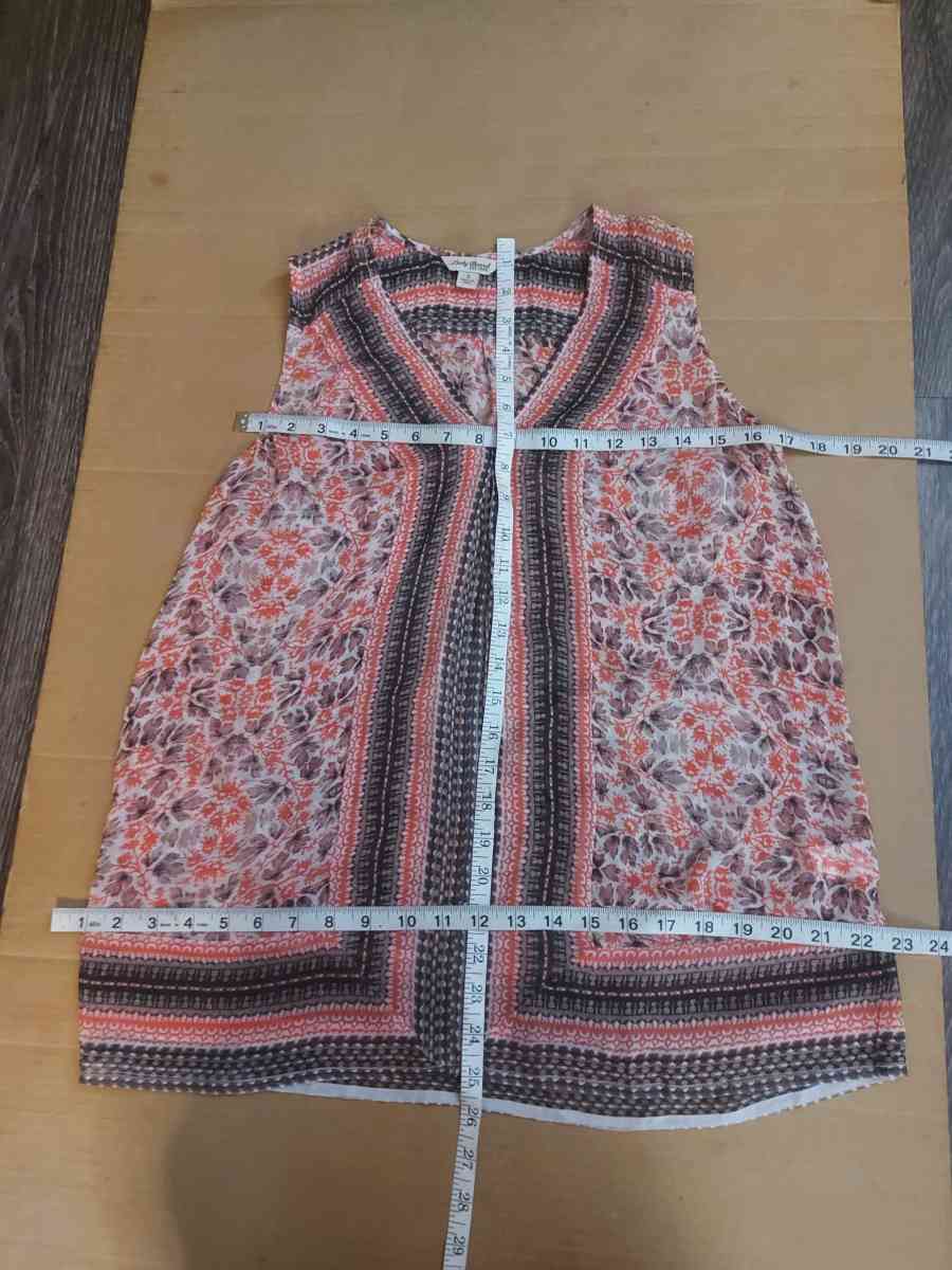 Lucky Brand Womens Printed Border Tank Size S - Atlanta, Georgia - FleaMarketBay