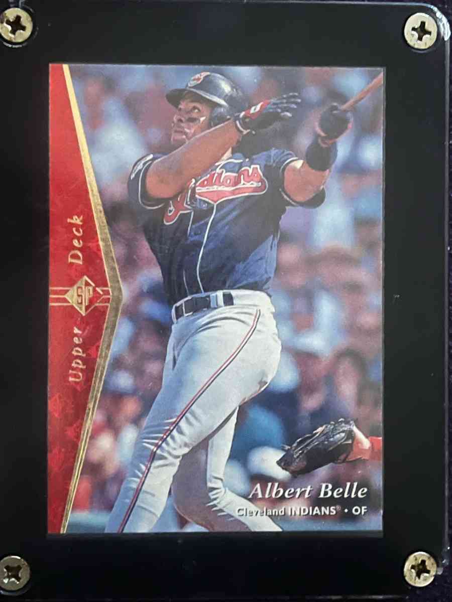 1995 Upper Deck collectors choiceAlbert Belle - Akron, Ohio - FleaMarketBay