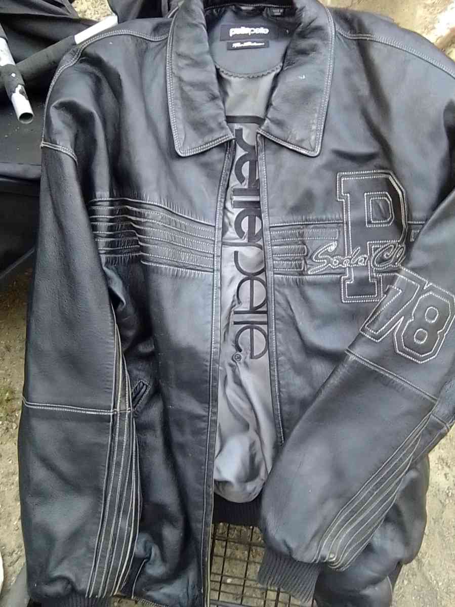 authentic Pelle Pelle Soda Club Marc Buchanan leather jacket - Brooklyn, New York