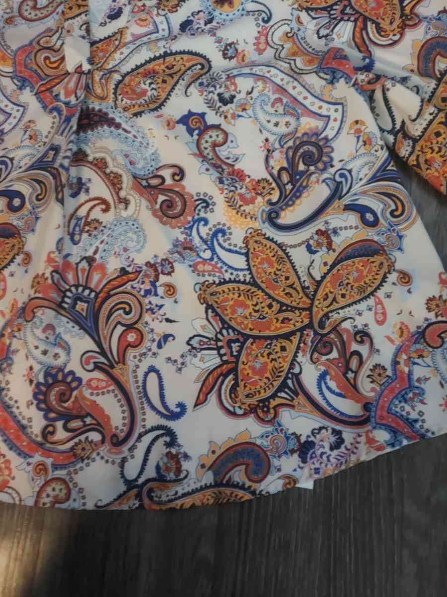 SHEIN Curve Floral Paisley Print Blouse Size 2XL - Atlanta, Georgia - FleaMarketBay