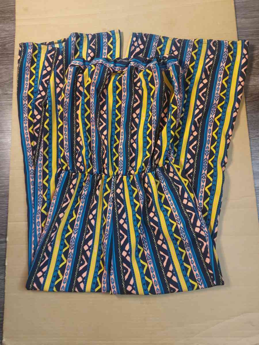 Rainbow Strapless Multicolor Jumpsuit Size S - Atlanta, Georgia