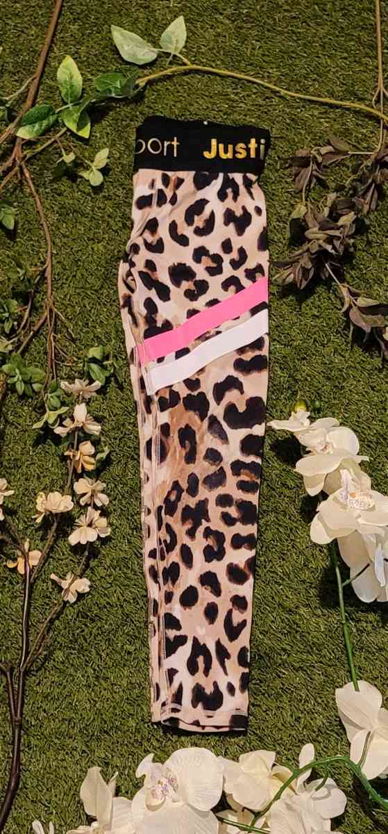 Girls Sport Leopard Print Leggings - Baltimore, Maryland - FleaMarketBay