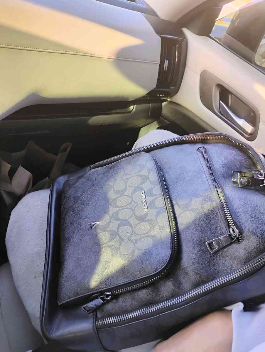 black leather Coach backpack - Englewood, Colorado