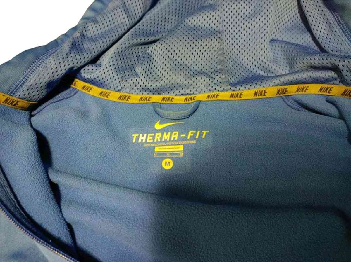 Nike Mens Amway Therma FIT Fleece Hoodie Sz M Blue Full Zip - Alicia, Arkansas - FleaMarketBay