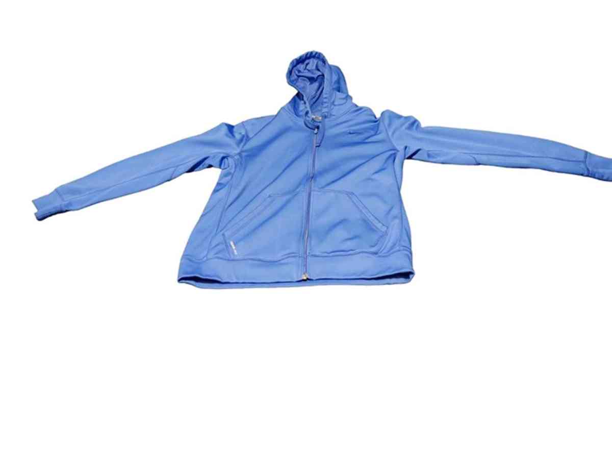 Nike Mens Amway Therma FIT Fleece Hoodie Sz M Blue Full Zip - Alicia, Arkansas - FleaMarketBay
