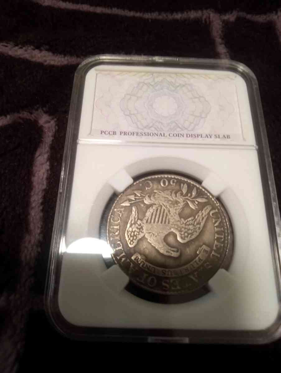 1824 50 cent bust coin - Los Angeles, California - FleaMarketBay