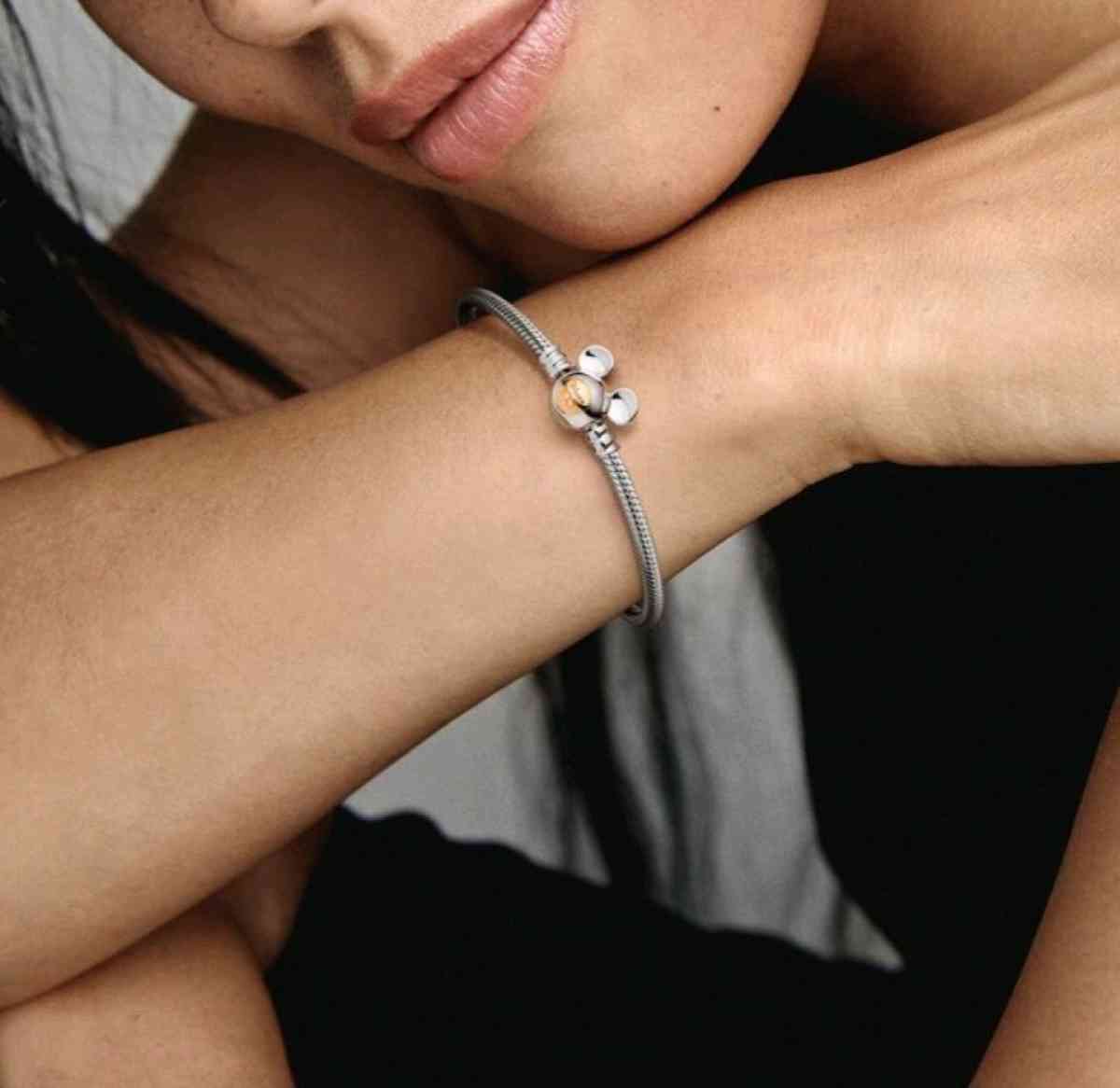 PANDORA MOMENTS DISNEY 100TH ANNIVERSARY SNAKE CHAIN BRACELE - Elysburg, Pennsylvania - FleaMarketBay