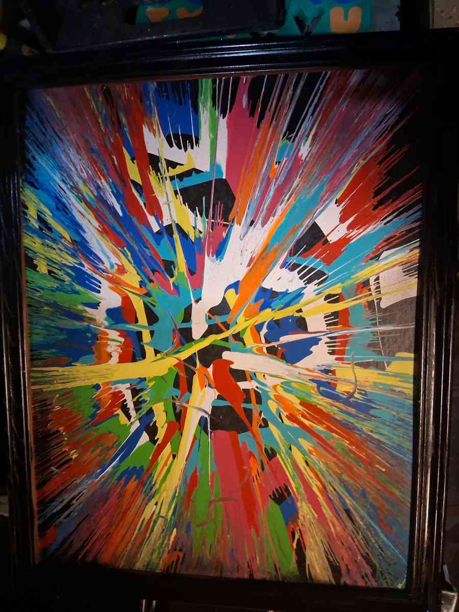 Custom Spin Art 11 x 14 or 16x20 - Alicia, Arkansas - FleaMarketBay