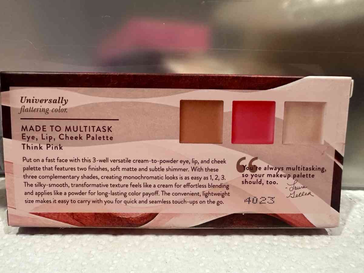 Laura Geller l Eye Lip Cheek Palette Think Pink - Round Lake, Illinois - FleaMarketBay