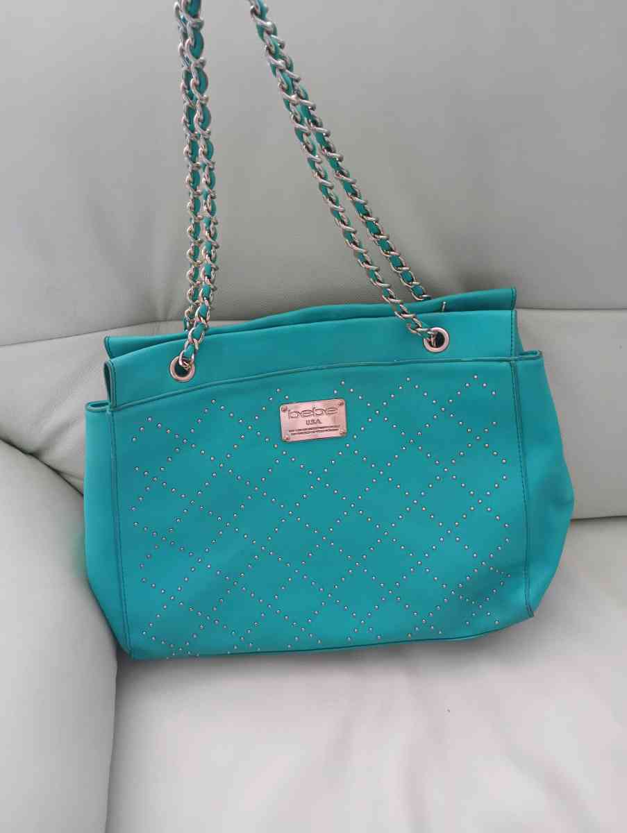 BEBE TOTE TURQUOISE BLUE - Frostproof, Florida - FleaMarketBay