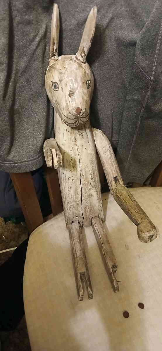 antique wooden toy bunny - Amarillo, Texas - FleaMarketBay