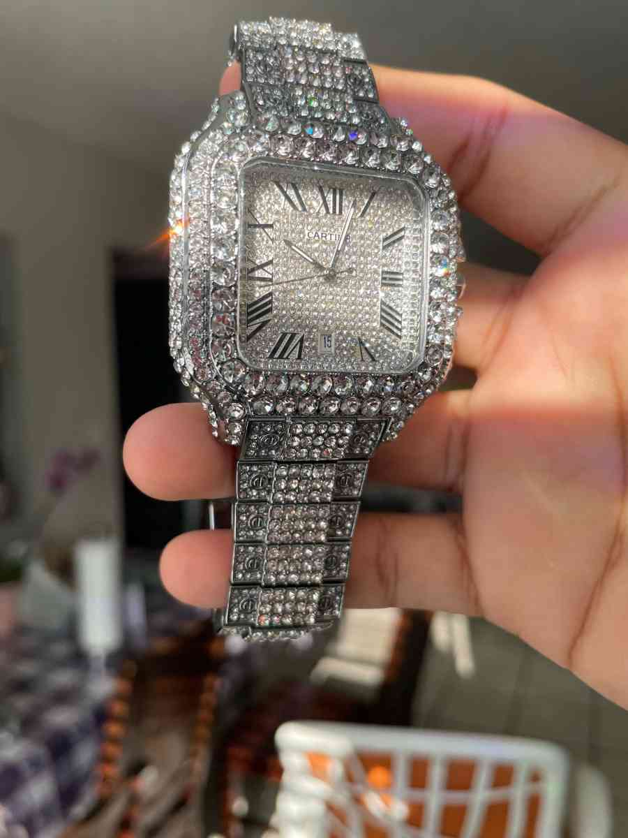 VVS Moissanite Cartier Watch - Boynton Beach, Florida - FleaMarketBay