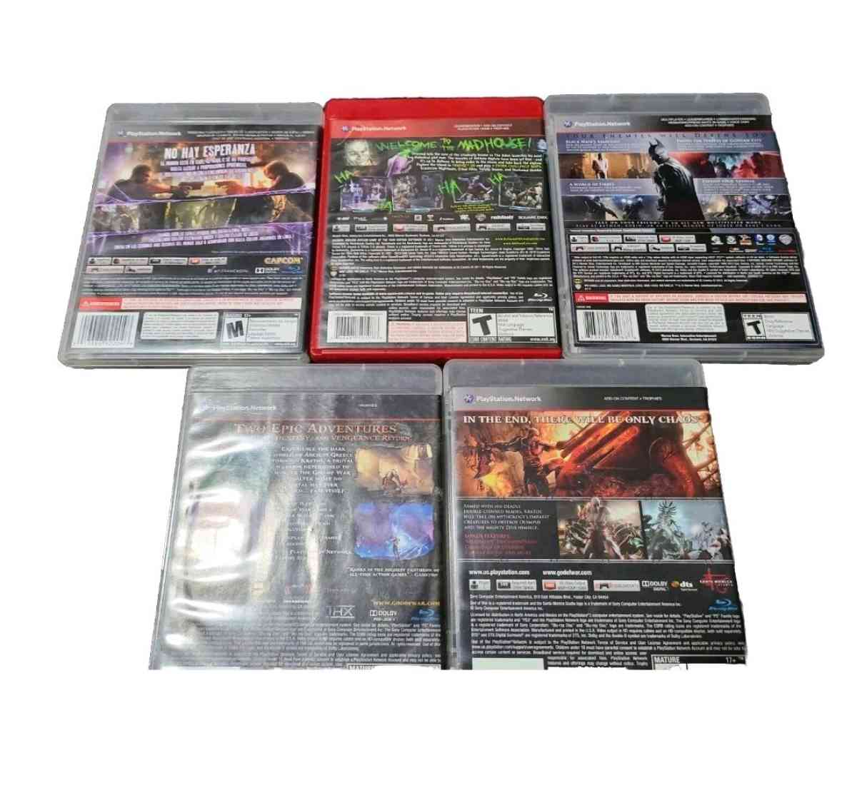 Lot of 5 Video Games PS3 different video games Nice Used Con - Akron, Ohio - FleaMarketBay