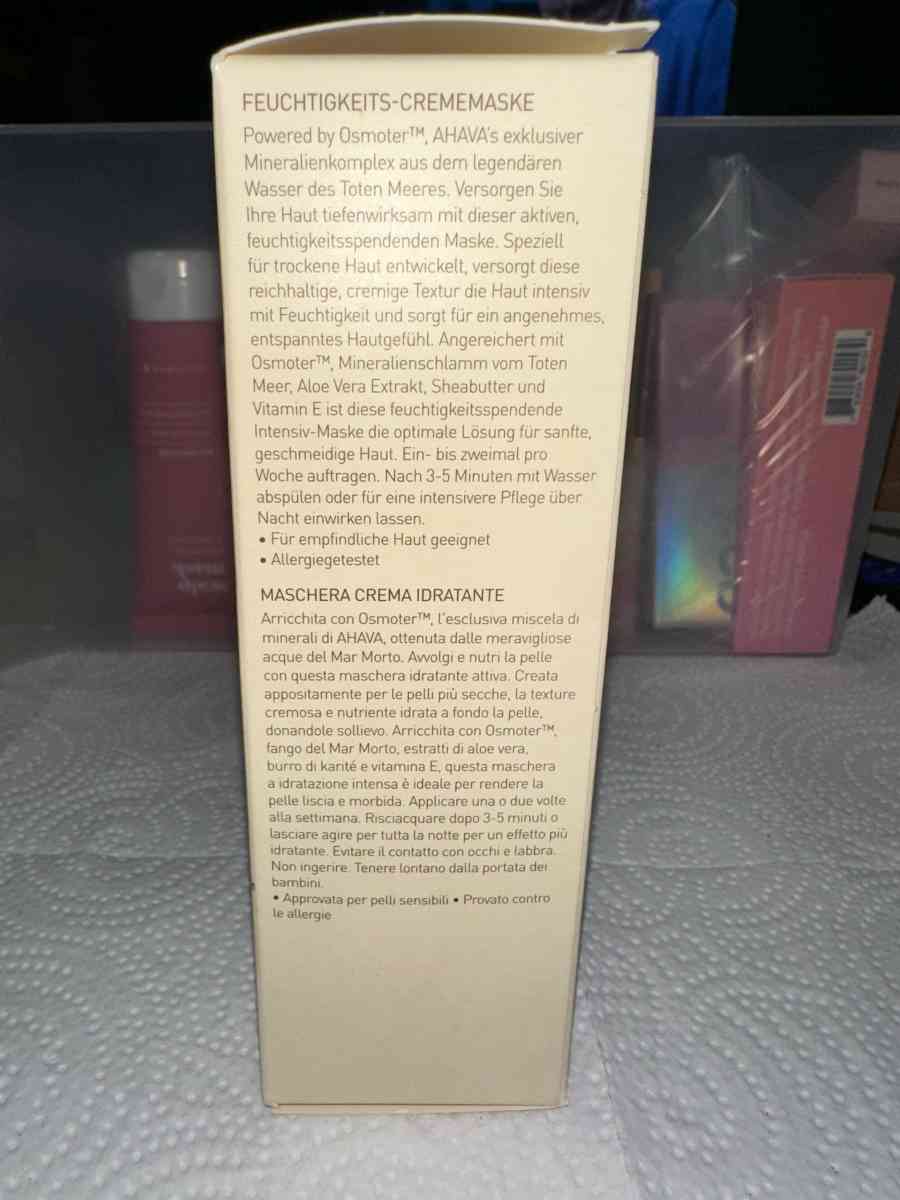 AHAVA Hydration Cream Mask - Round Lake, Illinois - FleaMarketBay