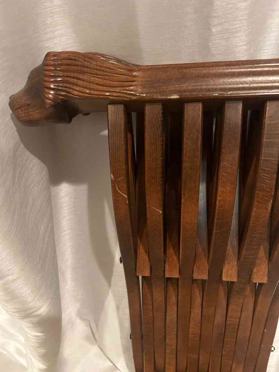 Pair Of Savonarola Lion Head Folding Thrones - Claremont, California - FleaMarketBay