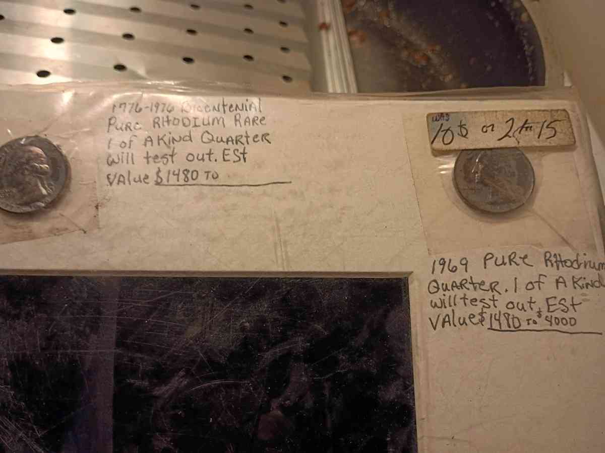 1776 1976 Rare bicentennial pure Rhodium quarter silver aded - Dayton, Ohio - FleaMarketBay