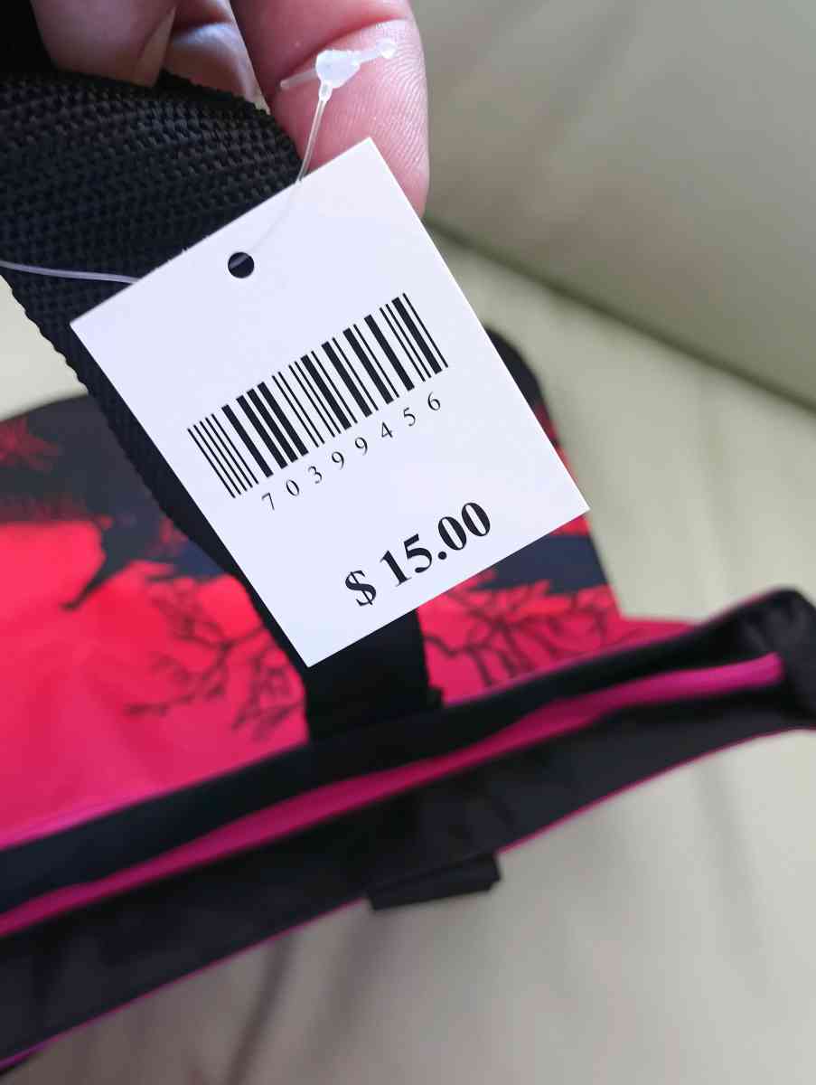 Pink and Black Savanna Scene Tote Bag - Frostproof, Florida - FleaMarketBay