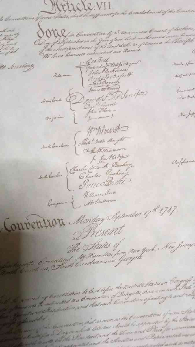 bill of rights and Gettysburg cemetery dedication - Redding, California - FleaMarketBay