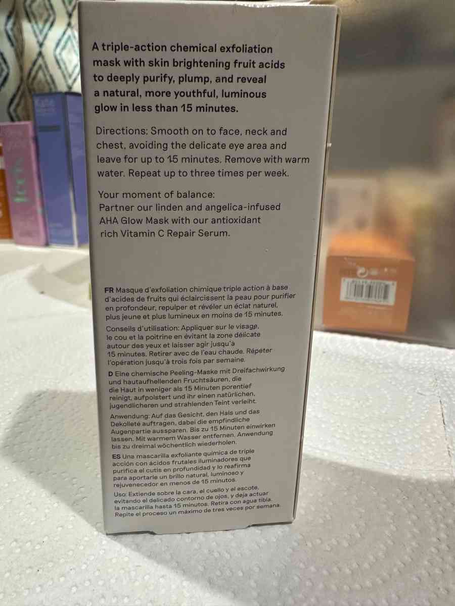 Balance Me AHA Glow Mask - Round Lake, Illinois - FleaMarketBay