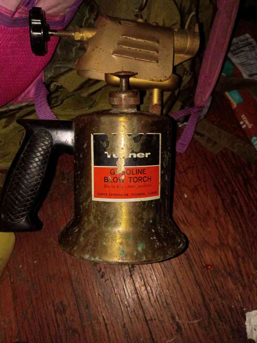 vintage turner gasoline blowtorch - Dayton, Ohio - FleaMarketBay