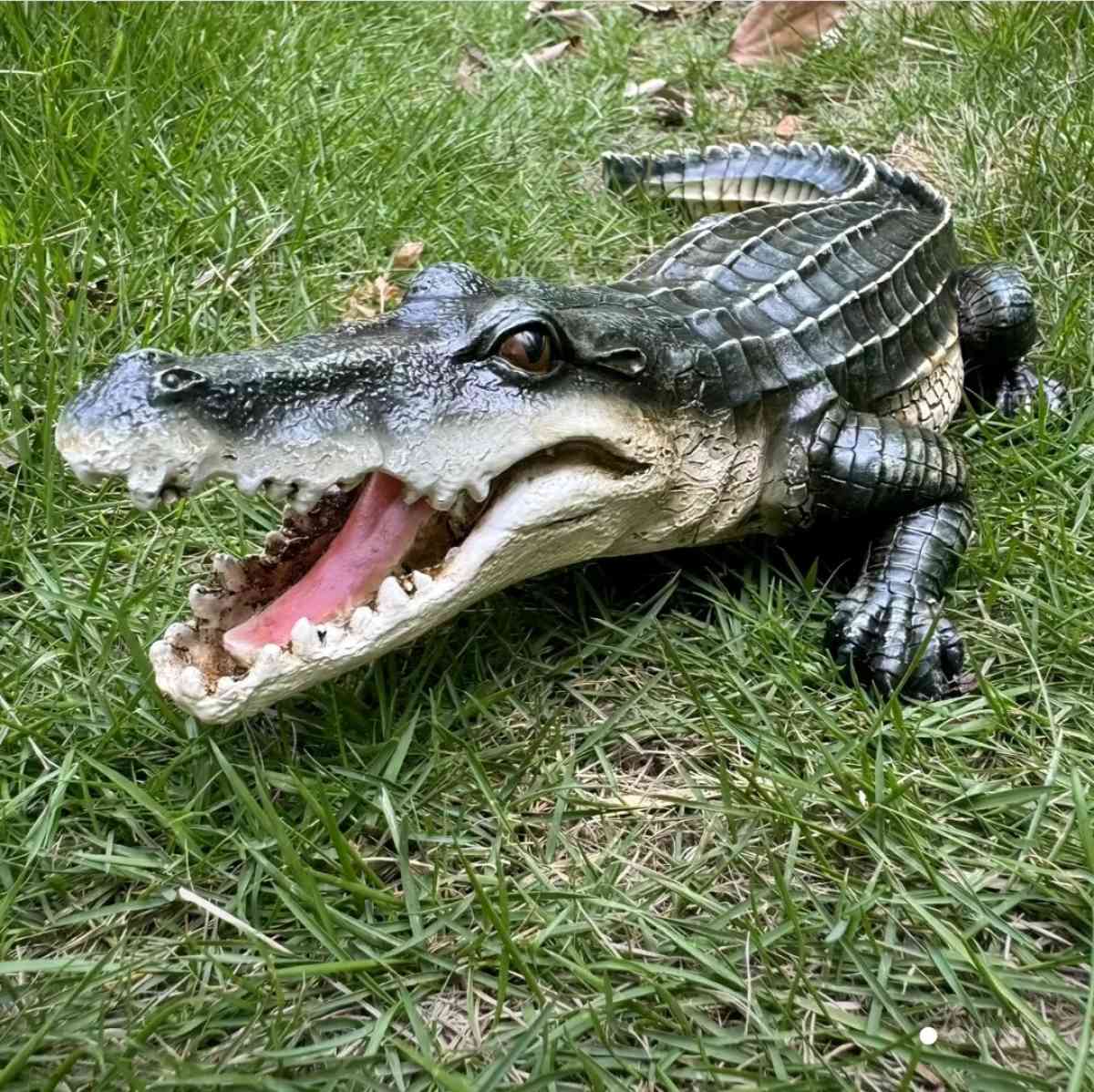 Resin Sculpture of Alligator
