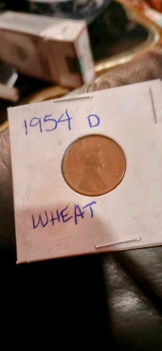 1954 d wheat penny - Houston, Texas