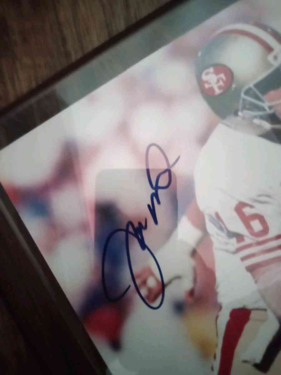 Joe Montana Autograph - Redding, California