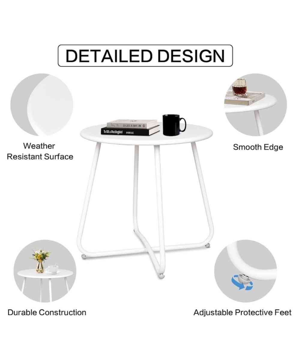 small round side table - Pomona, California - FleaMarketBay