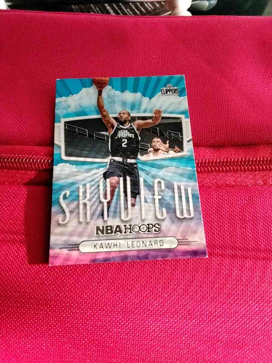 202223 Panini Hoops Skyview Insert Card 13 Kawhi Leonard - Atlanta, Georgia