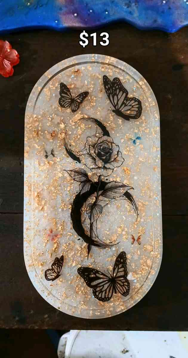 handmade resin jewelry tray 2 - Guntown, Mississippi