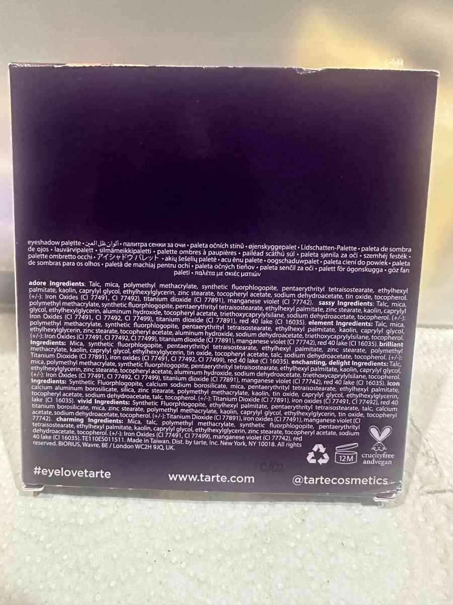 Tarte Sunrise Eyeshadow Palette - Round Lake, Illinois - FleaMarketBay