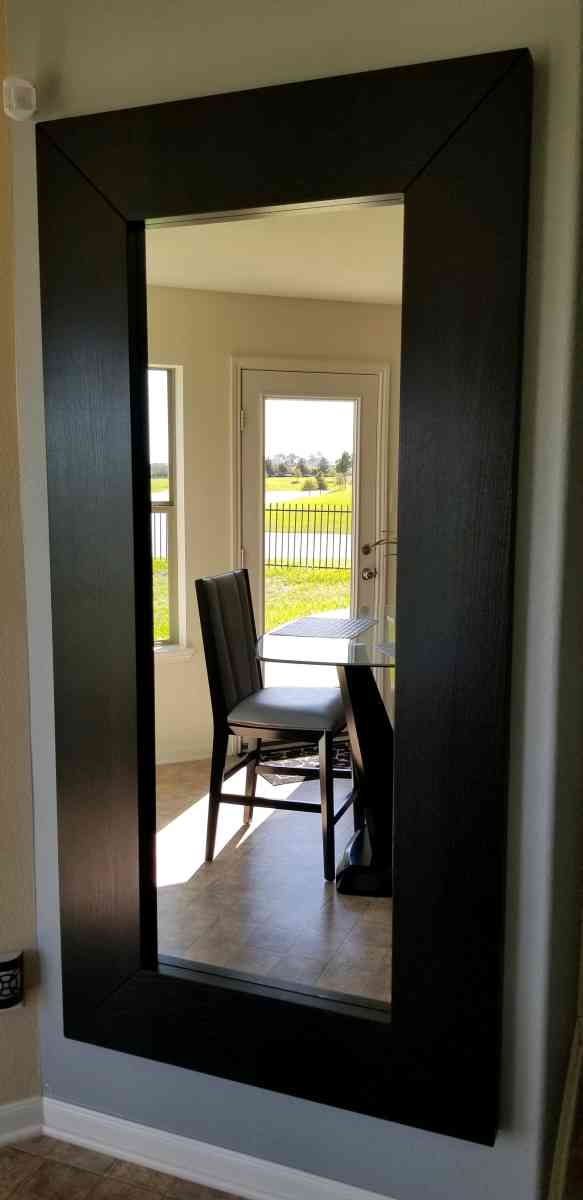Qty 1 Black Tall Mirrors 74 x 30 - Houston, Texas