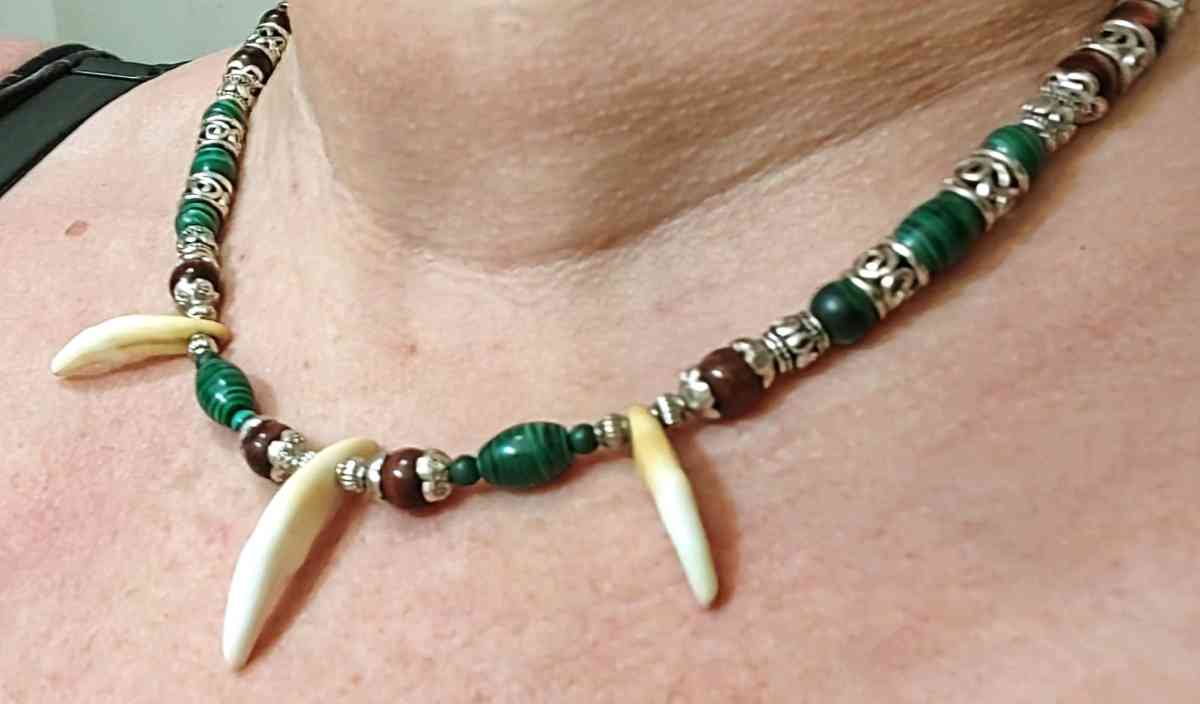 Handmade Wolf tooth necklace - Alturas, California - FleaMarketBay