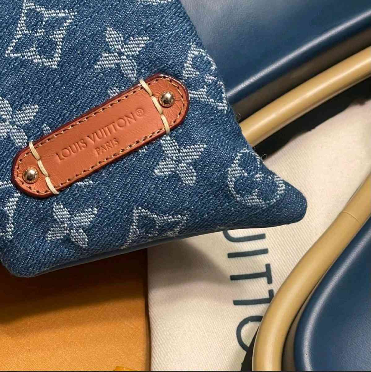 Louis Vuitton Monogram Denim Pillow slides - West Palm Beach, Florida - FleaMarketBay