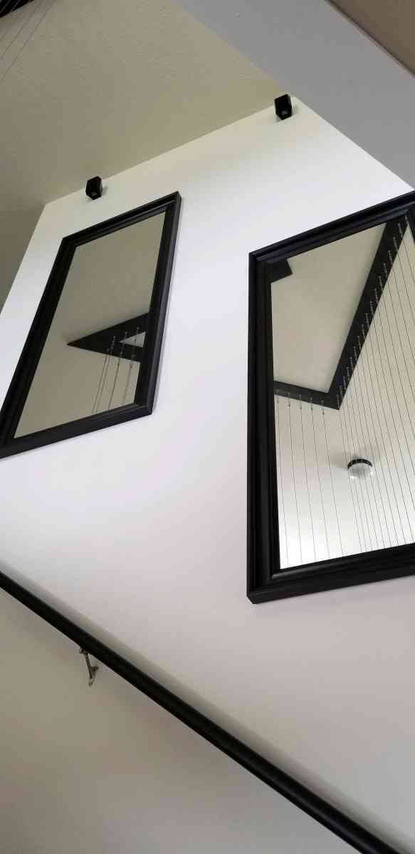 Qty 2 Black Tall Mirrors 72 x 27 - Houston, Texas