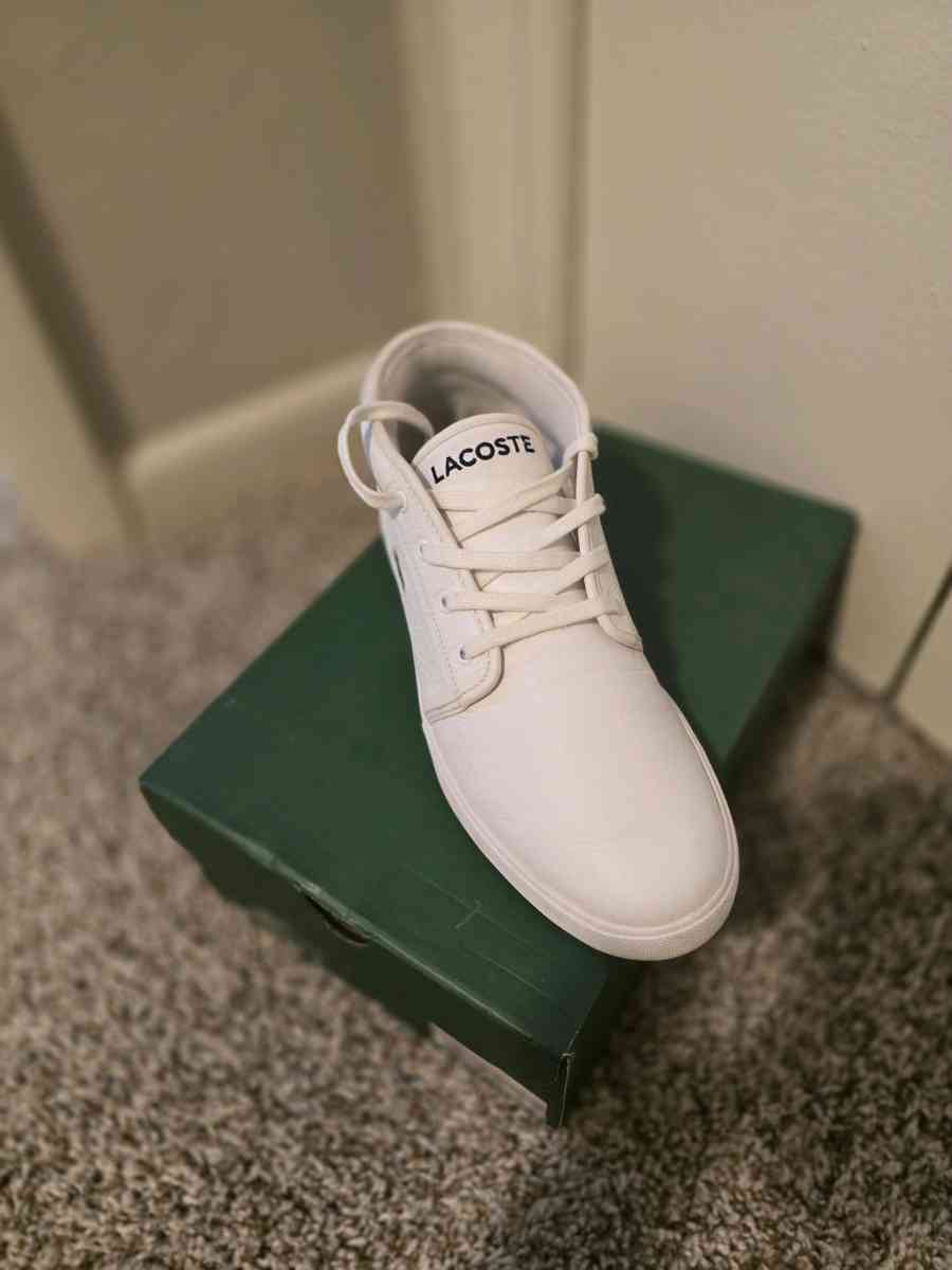 White Lacoste Sneaker - Augusta, Georgia - FleaMarketBay