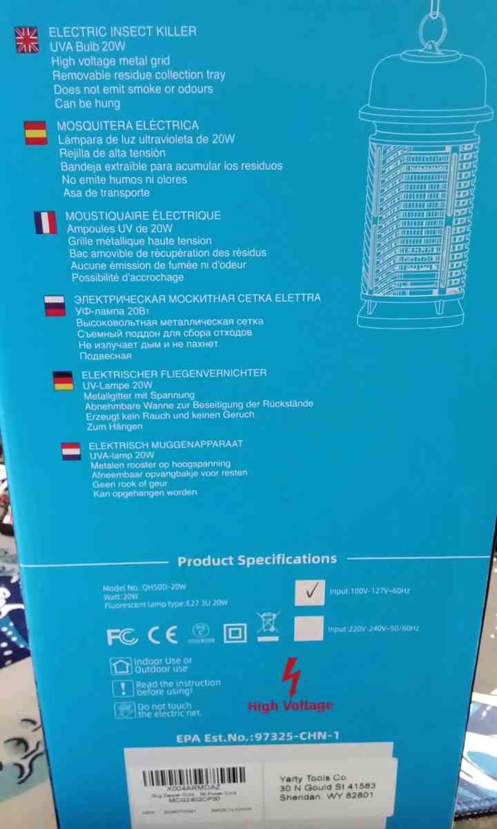 Electronic Mosquito Zapper Fly Zapper Portable Pest Control - Miami, Florida - FleaMarketBay