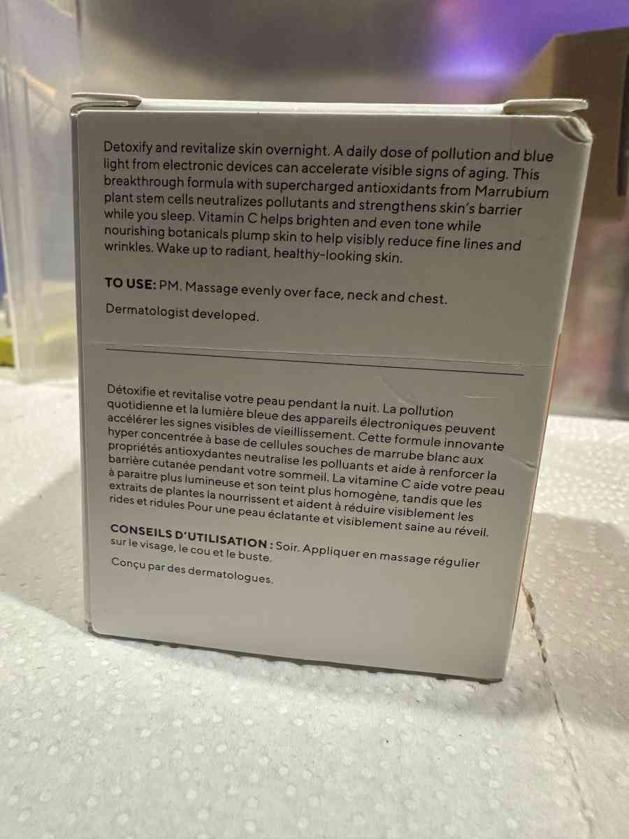 Murad City Skin Overnight Detox Moisturizer - Round Lake, Illinois - FleaMarketBay