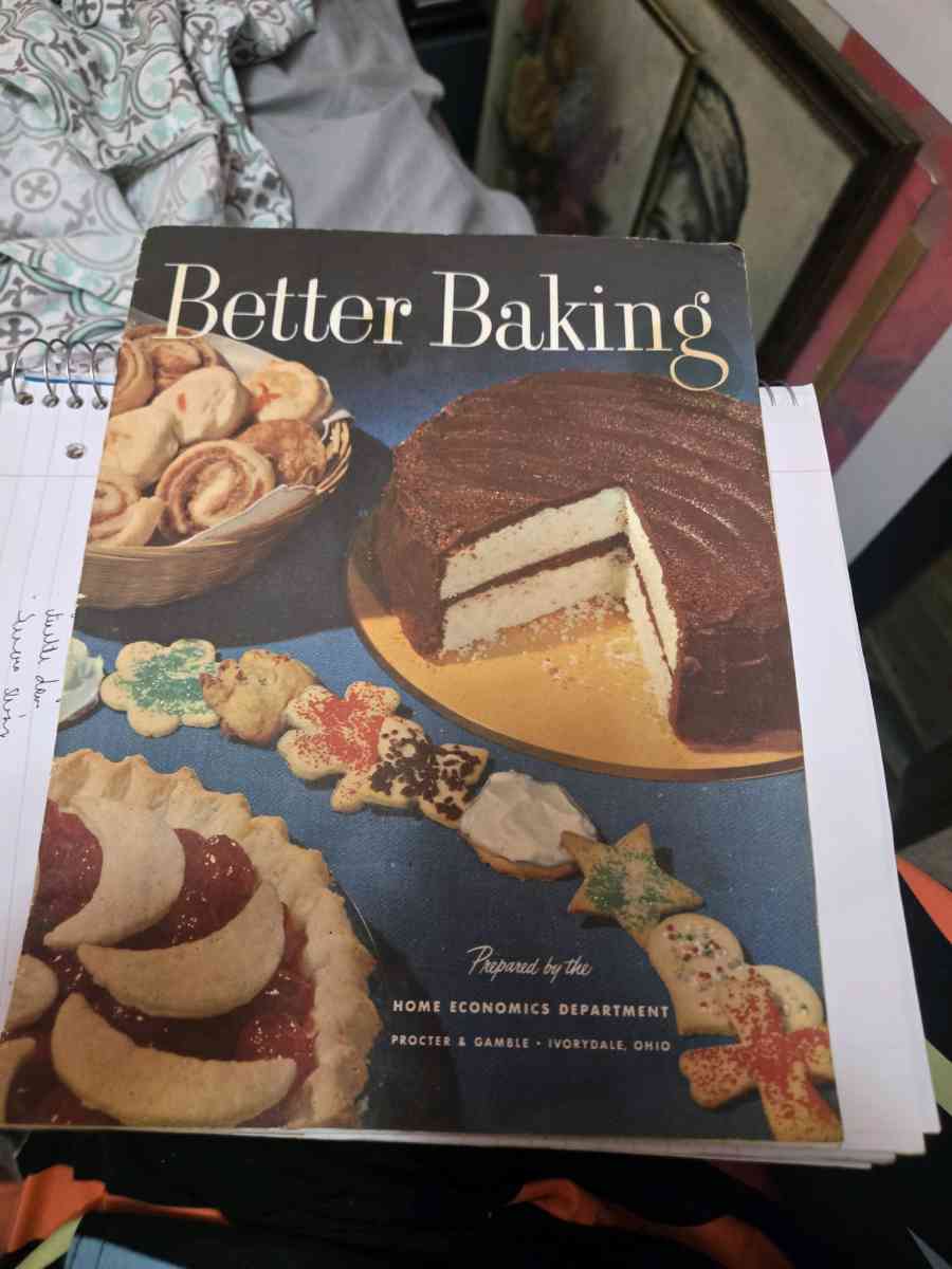 VINTAGE 1950s Crisco Better Baking Cookbook Proctor Gamble - Crittenden, Kentucky - FleaMarketBay