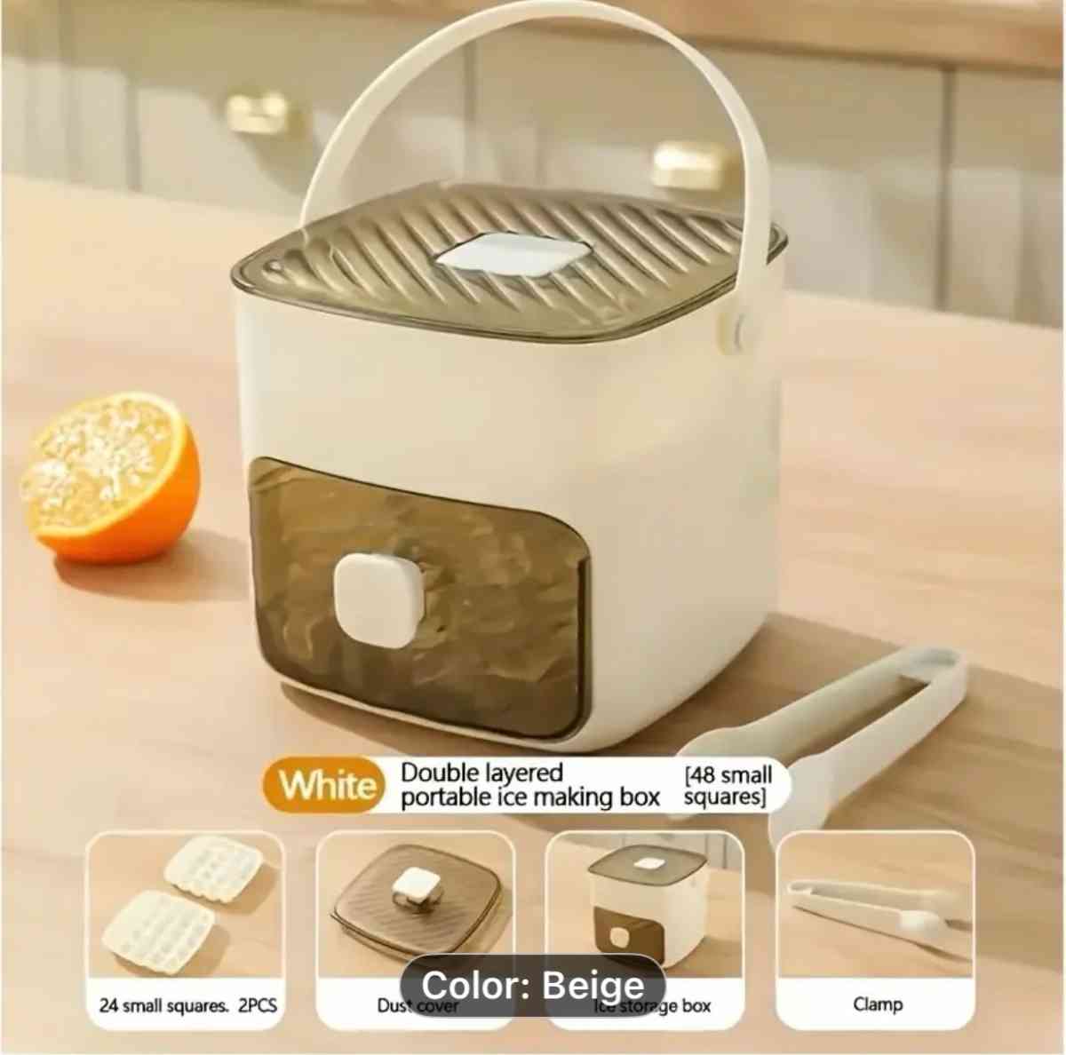 Capacity DoubleLayer 48Compartment Ice Tray - Rochelle Park, New Jersey