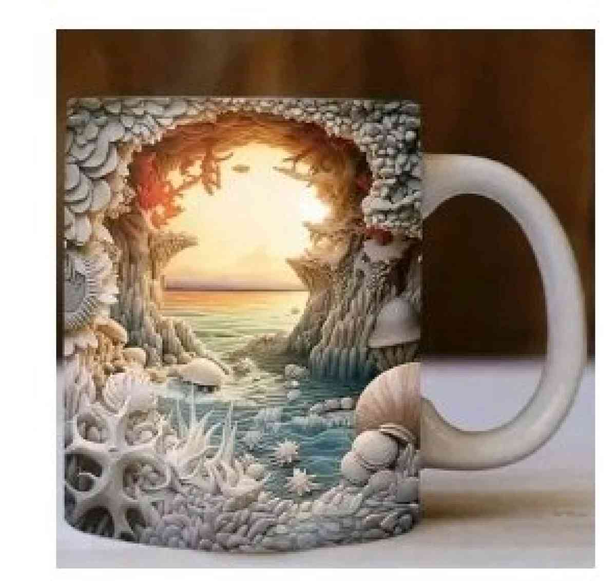 Crystal mug and an ceramic  mug - Allamuchy, New Jersey - FleaMarketBay